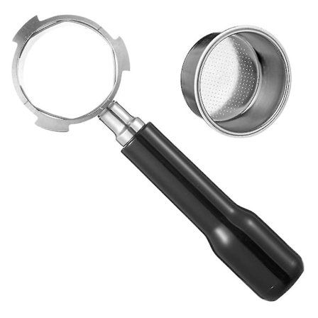 51mm bundløs portafilter til espressomaskiner med 1 kop filterkurv