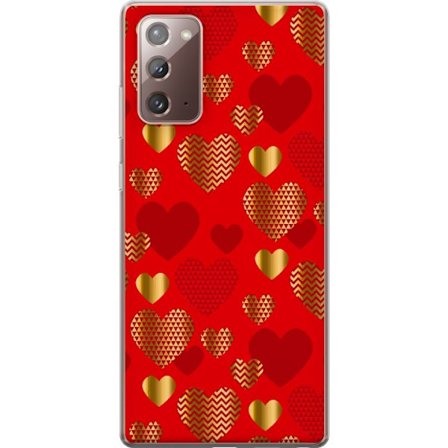Kompatibelt Mobildeksel til Samsung Samsung Galaxy Note20 GoldenHearts