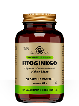 Solgar Fitoginkgo 60 Capsule Vegetali