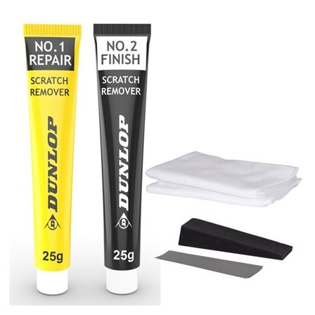 Reparationssæt / Ridsefjerner til billak med polish og finish - virker også på metallak