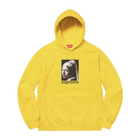 Supreme Sweatshirt Gul, Herre Hættetrøjer