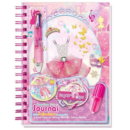 Ballerina-päiväkirja Tarvikkeineen