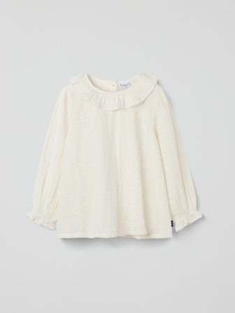 Topp - 92 - barneklær - white - Polarn O. Pyret