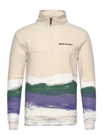 Dpwavelength Half Zip Fleece Patterned Denim Project