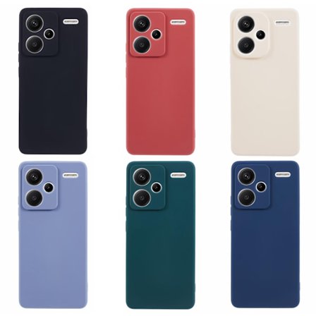 SKALO Xiaomi Redmi Note 13 Pro+ Ultratynd TPU-skal - Vælg farve