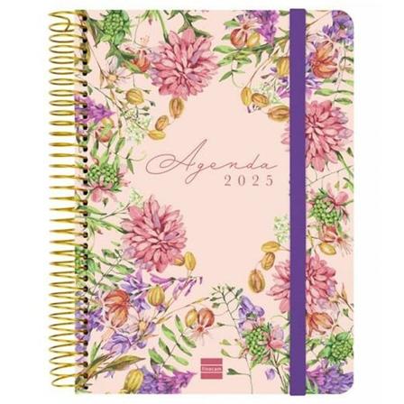 Dagbok Finocam CLOE A5 15,5 x 21,2 cm 2025 Blommig