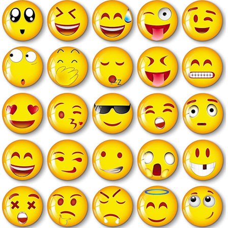 Bn-emoji Magneetti Frigo 3d Aimant 25kpl Smilely Rfrigrateur Mignonne Dr?le Convient