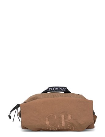C.P. Company Plain Paper Touch Logo Waistbag - Brown - ONE SIZE