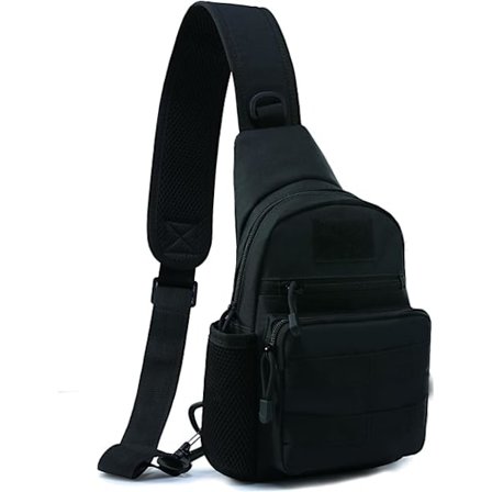 Herre Messenger Skuldertaske, Letvægts Crossbody Tasker Molle EDC Rover Udendørs Sling Rygsæk