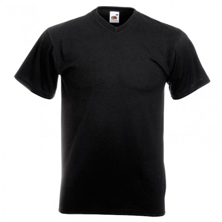 Fruit Of The Loom Mens Valueweight V-Neck, Kortärmad T-shirt