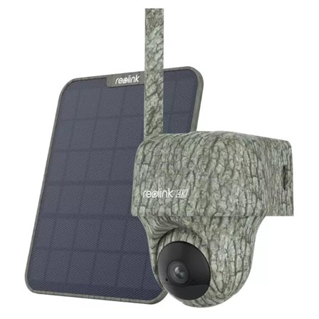 Reolink GO Ranger PT (G450) viltkamera 4G-kamera, 4K 8MP Ultra-HD AI GPS med Pan & Tilt - inkludert 6W solcellepanel