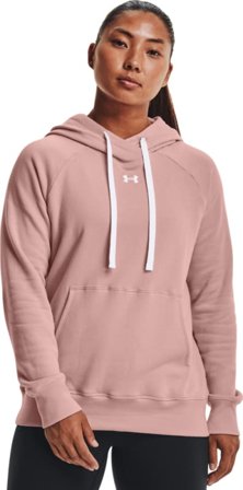 Under Armour Women's Rival Fleece HB Hoodie Women long-sleeved sweaters Pink S