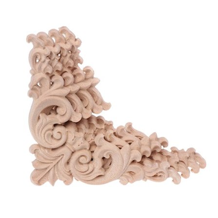 Puukaiverruskoriste 1 pari Vintage Tyylikäs Koriste Taiteen Luominen Sisustus