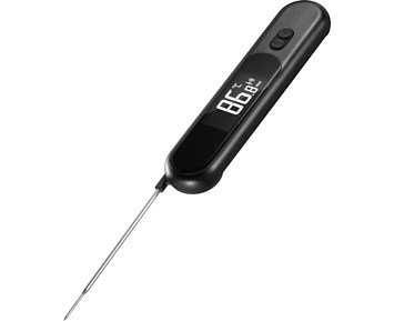 Austin and Barbeque AABQ 2-1 Infrared Probe Thermometer - 2-i-1 grilltermometer med mätsticka & IR