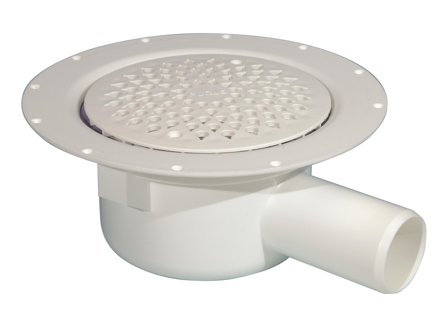 Purus Freja Lattiakaivo 150 mm, sivu-ulostulolla, Sisätilaviemäri