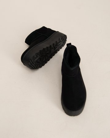 RYVLS Low Chunky Winter Boots Noir Chaussures Fille - Kids Brand Store