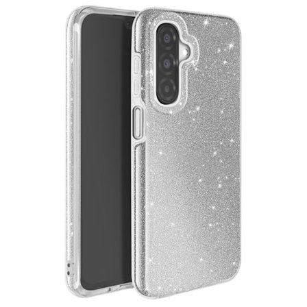 Coque - Samsung Galaxy A26 - Kimalteet - Iskunkestävä - Kiiltävä Hopea