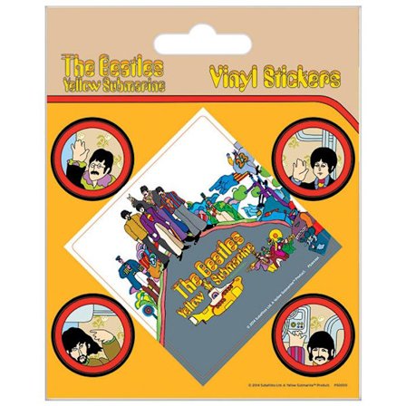 Vinyl Sticker Pack - Klistermärken - The Beatles (Yellow Submarine)