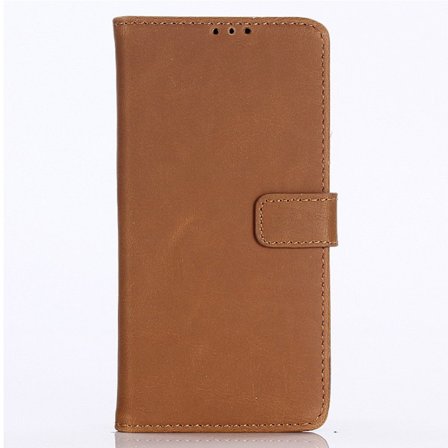 Crazy Horse Wallet Case for Samsung Galaxy Note 10 - Brown