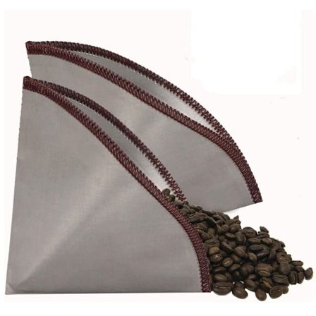 Fleksibel kaffefiltre, papirløse rustfrit stål mesh genanvendelige kaffefiltre, kaffefiltre til cafe, Harrio