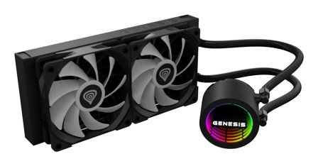 GENESIS NLG-2319 Computerkühlsystem Prozessor All-in-One-Flüssigkeitskühler Schwarz