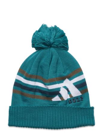 Pom Beanie Accessories Headwear Beanies Blå Adidas Golf*Betinget Tilbud