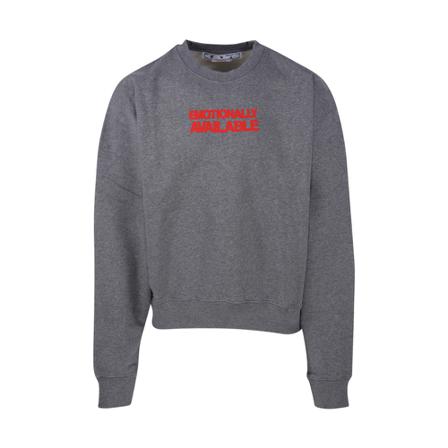 Off White, Sweatshirts Szary, Mężczyzna, Rozmiar: M