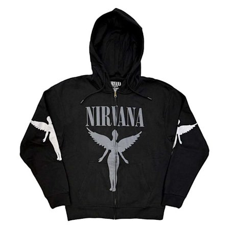 Nirvana Unisex Vuxen Utero Mono Full Zip Hoodie XL Charcoal Gre
