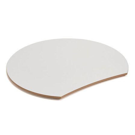 Topplade til podie, 700x630 mm, hvid