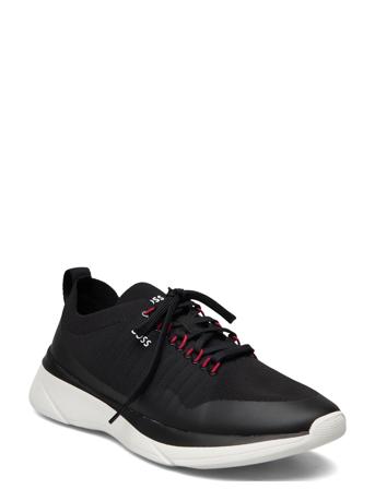 Dean_Runn_Knme Lave Sneakers Svart BOSS*Betinget Tilbud
