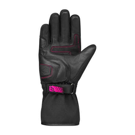 Motorhandschoenen IXON Pro Midgard L Zwart/Fuchsia M
