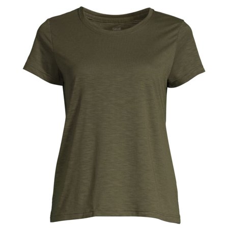 Casall Women's Texture Tee Women Short sleeved fitness sweater Green 34