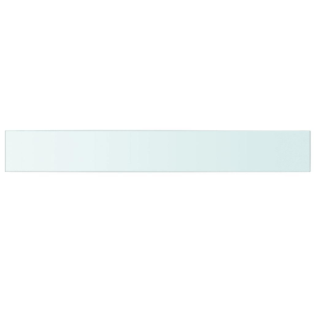 Vidaxl Hyllplan Glas Genomskinlig 110x15 Cm Transparent