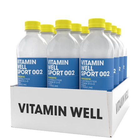 12 x Vitamin Well Sport, 500 ml