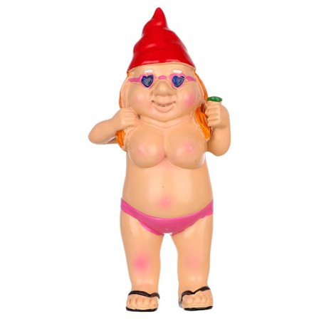 Statuer Havetomter Grimme nøgen Sjov statue Boligindretning Nudist Gave Z