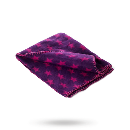 Dogman Filt Stjärna Lila - Hundsäng & Kattsäng