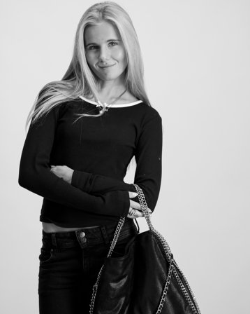 Kids ONLY KOGSOFIA L/S BOW TOP JRS Svart Tröjor Tjej - Kids Brand Store