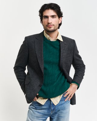 GANT - Donegal dressblazer til herre antracite