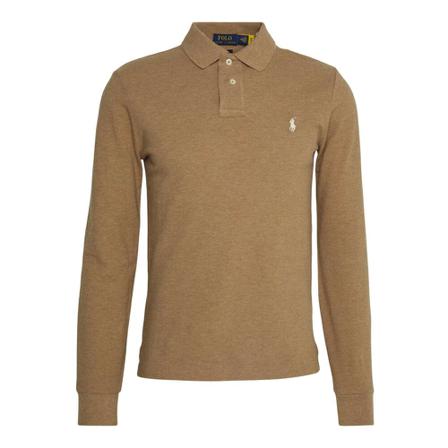 Ralph Lauren Polo Shirts brun, Herr, Herr, Storlek: S