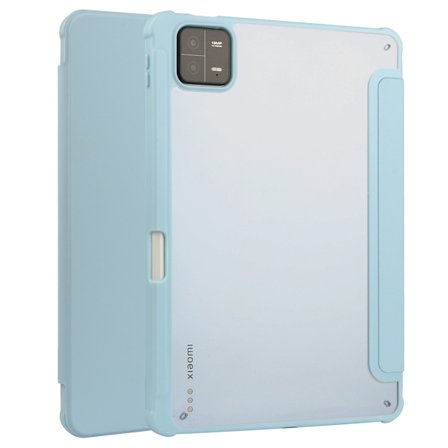 Etui til Xiaomi Redmi Pad 2 11-tommer 2025 med automatisk vågn/sov-funktion, blå