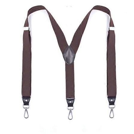 Herre Sterke Seler, 3,5 cm Brede ElastStraps med Roterende Kroker, Ideelt for Jeans