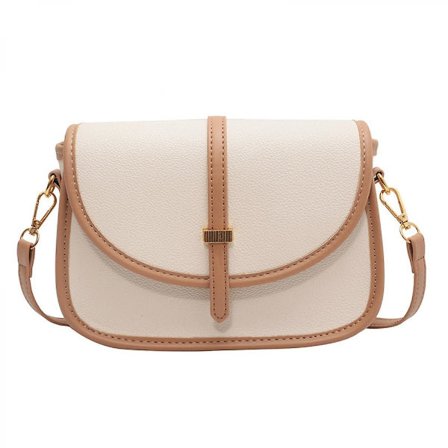 2023summer New Trend Fashion Contrast Color Single Shoulder Underarm Small Square Bag Simple Diagonal Underarm Bag (mipekaki)