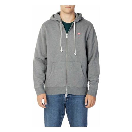Levi's Zip-throughs grå, Herr Tröjor, Herr, Storlek: XL