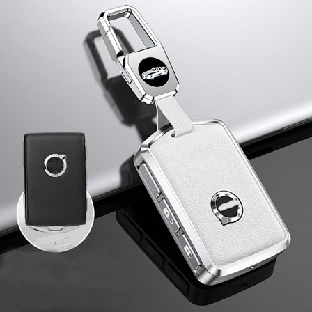 Volvo Älykäs Auton Avaimenperä - Valkoinen - Sopii XC60 S90 S60 XC40 XC90 V60 V90