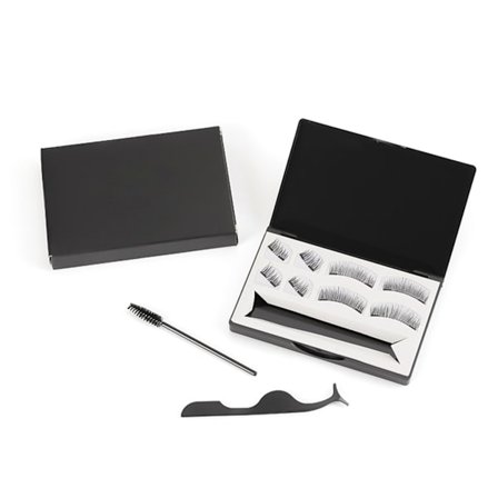 Magneettiset Irtoripset Itsekiinnittyvät 4 Paria Tekoripset Sarja Pinseteillä Harja Musta