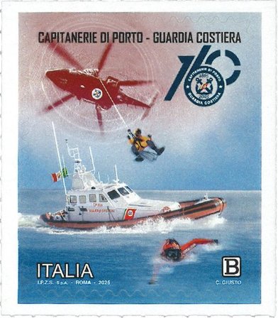 Italien - Kystvagt - Postfrisk frimærke
