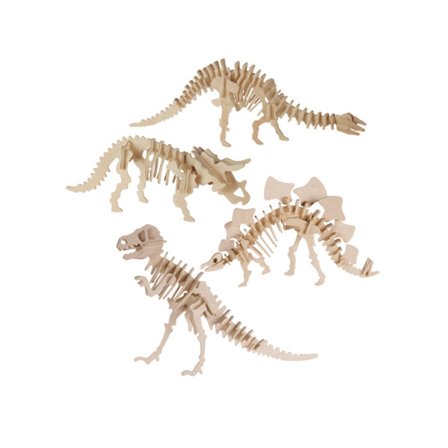 Puslespil i træ 3D Dinosaur