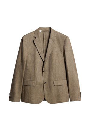 J.Lindeberg - Elton U Super Linen Blazer - Brown - Mann - 50R