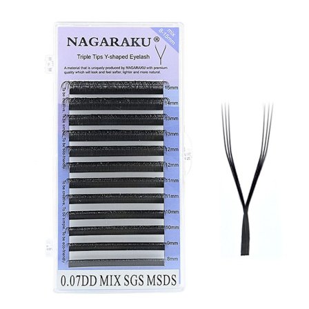 ÅÅ Form Triple Split Tips MIX 8-15MMCURL DD CURL DD