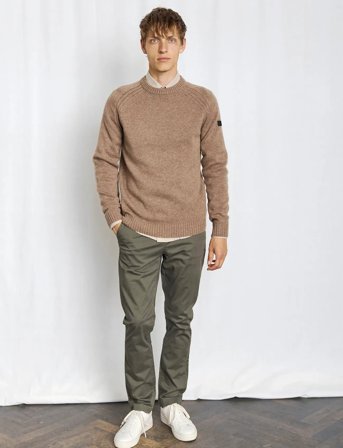 Bruun & Stengade Bs Baldor Regular Fit Knitwear - Brown - XXL